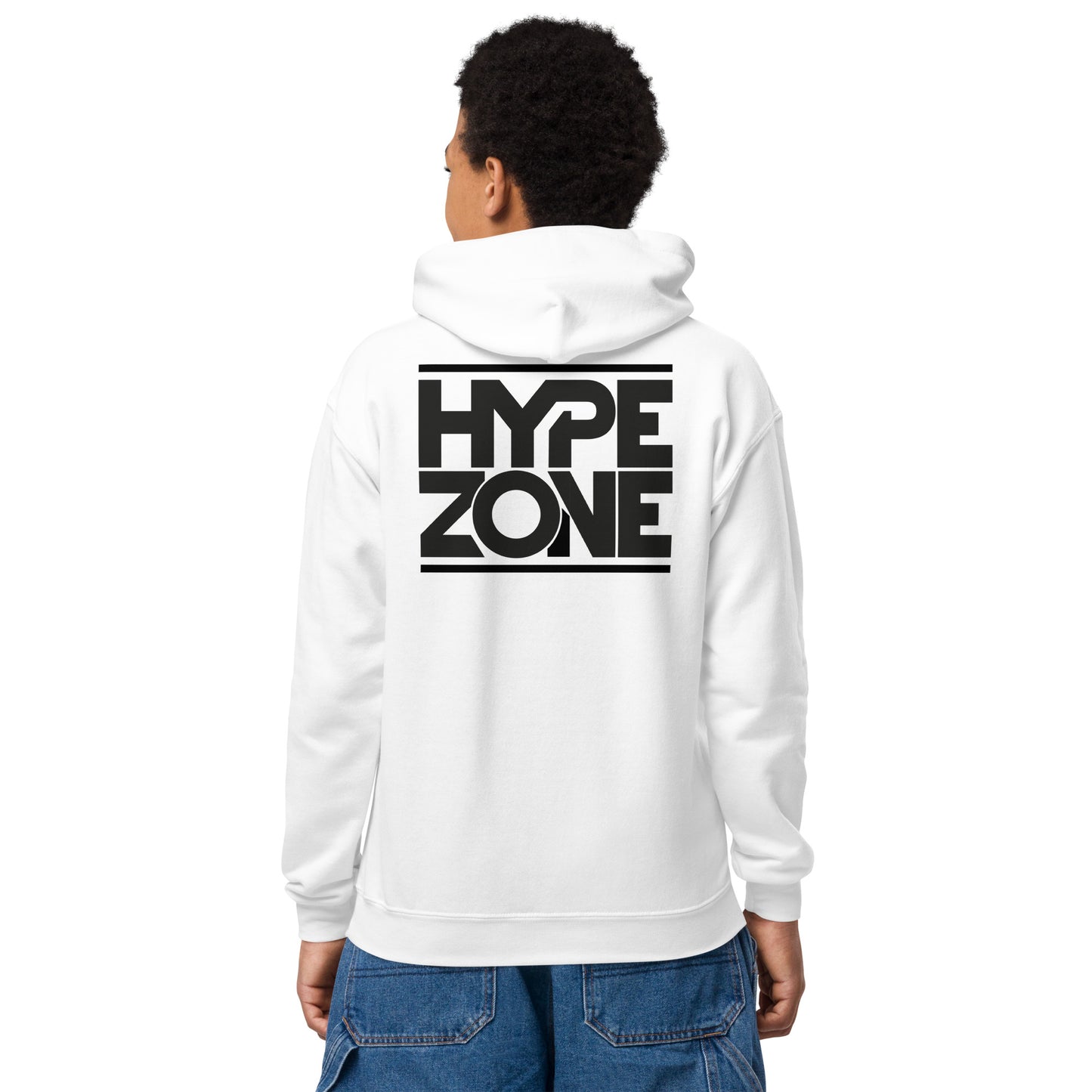 Hype Zone Kids White Hoodie